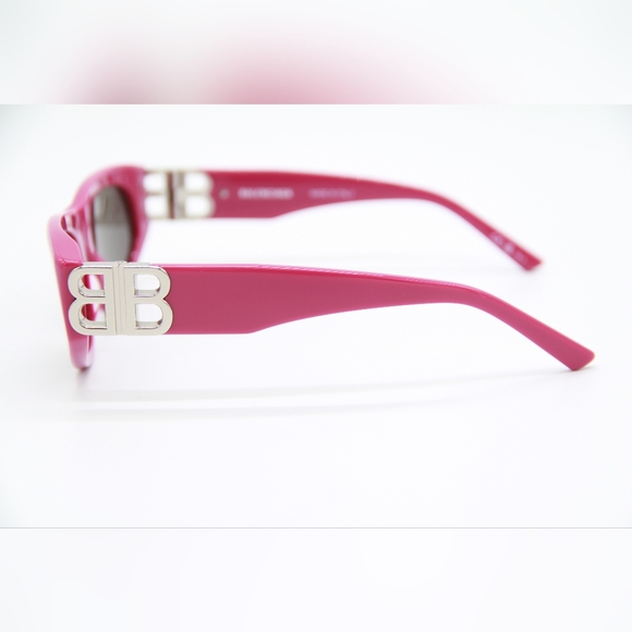 NEW BALENCIAGA SUNGLASSES BB0095S 017 PINK UNISEX EYEWEAR BALENCIAGA - Picture 7 of 12